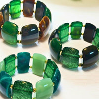 Bracelet Lingotin vert