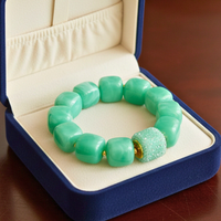 Bracelet cube vert menthe