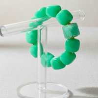Bracelet cube vert menthe