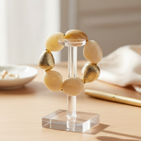 Bracelet galets ivoire