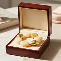 Bracelet galets ivoire