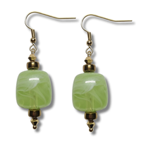 Boucles d'oreilles ice cube acidulé