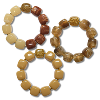 Bracelet Ice cube crème chocolat