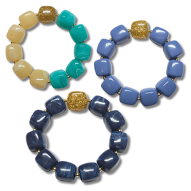 Bracelet Ice cube bleu
