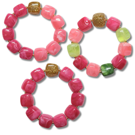 Bracelet Ice cube rose