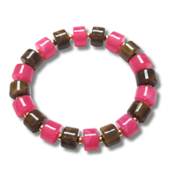 Parure chocolat framboise