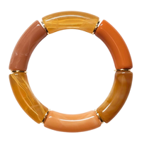 Bracelet Tube ambre