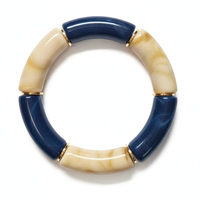 Bracelet Tube Bleu roi