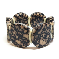 Bracelet palets léopard clair