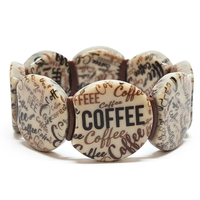 Bracelet palets café