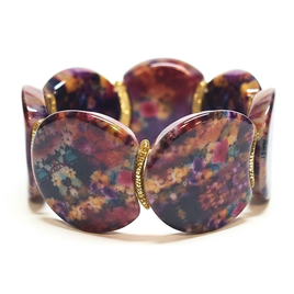 Bracelet palets rouge