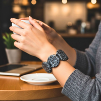Bracelet palets léopard