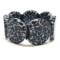 Bracelet palets léopard