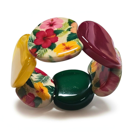 Bracelet palets multicolore