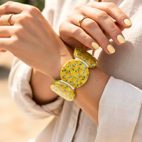 Bracelet palets citron