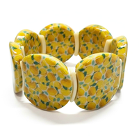 Bracelet palets citron