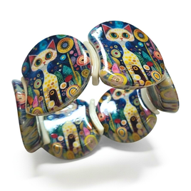 Bracelet palets chat