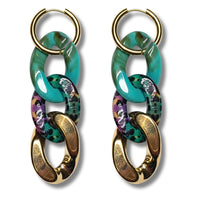 Bracelet Maillons léopard groovy