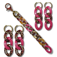 Bracelet Maillons léopard