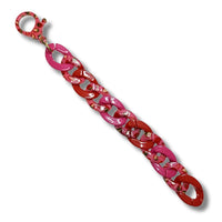 Bracelet Maillons fraise