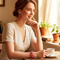 Bracelet Maillons fraise