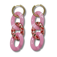 Bracelet Maillons cerise