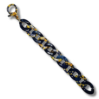 Bracelet Maillons Citron bleu