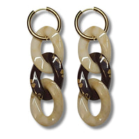 Bracelet Maillons chocolat nougat