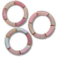 Bracelet Tube pastel