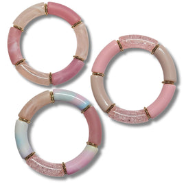 Bracelet Tube pastel