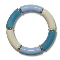 Bracelet Tube bleu dégradé