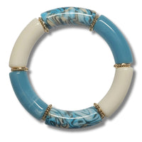 Bracelet Tube bleu dégradé