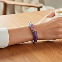 Bracelet Tube violet dégradé