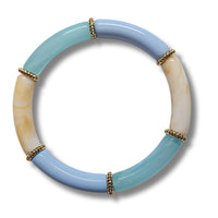 Bracelet Tube 8mm Bleu