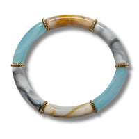 Bracelet Tube 8mm Bleu