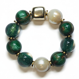 Bracelet Spheria émeraude