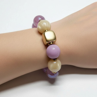 Bracelet Spheria rose lilas