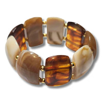 Bracelet lingotin chocolat nougat