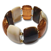 Bracelet lingotin chocolat nougat