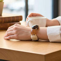 Bracelet lingotin chocolat nougat