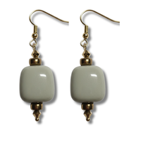 Boucles d'oreilles ice cube vert