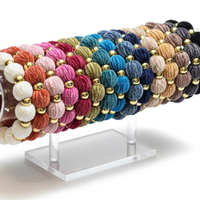 Bracelet chouchou rose ancien