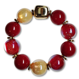 Bracelet Spheria cerise