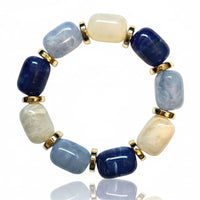 Bracelet pop rolls bleu champagne