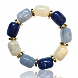 Bracelet pop rolls bleu champagne