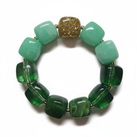 Bracelet Ice cube vert
