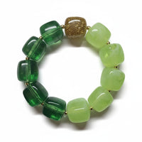 Bracelet Ice cube vert