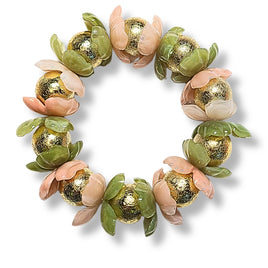 Bracelet Aloha Vert et rose