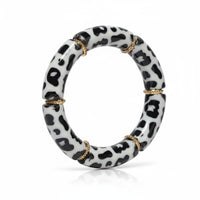 Bracelet Tube léopard