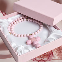 Collier grande croix en cube